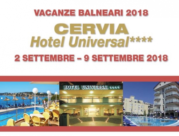 Vacanze balneari a Cervia 2018